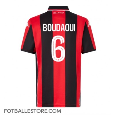OGC Nice Hicham Boudaoui #6 Hjemmedrakt 2025-26 Kortermet OGC Nice Hicham Boudaoui #6 Hjemmedrakt 2025-26 Kortermet